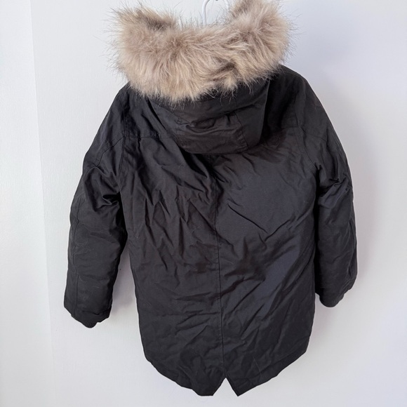 Eddie Bauer Superior Down Parka with Fur Trim Hood in Black - Picture 4 of 16